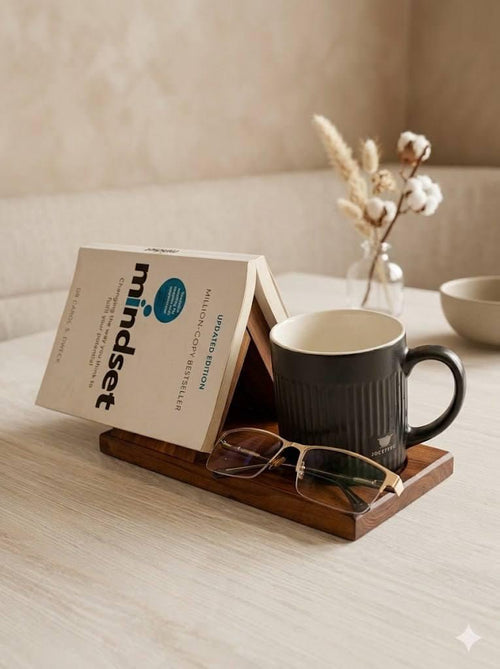Solid Larch Book Stand & Reading Tray